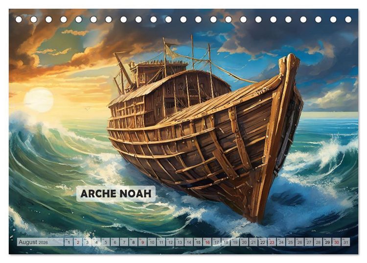 Produktbild: Sagenhafte Orte und Mythen (Tischkalender 2026 DIN A5 quer), CALVENDO Monatskalender