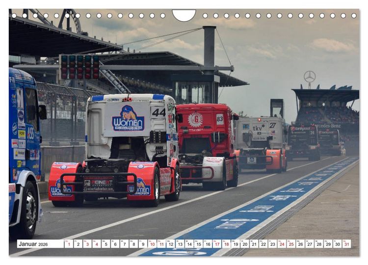 Produktbild: Abenteuer TRUCK RACING (Wandkalender 2026 DIN A4 quer), CALVENDO Monatskalender