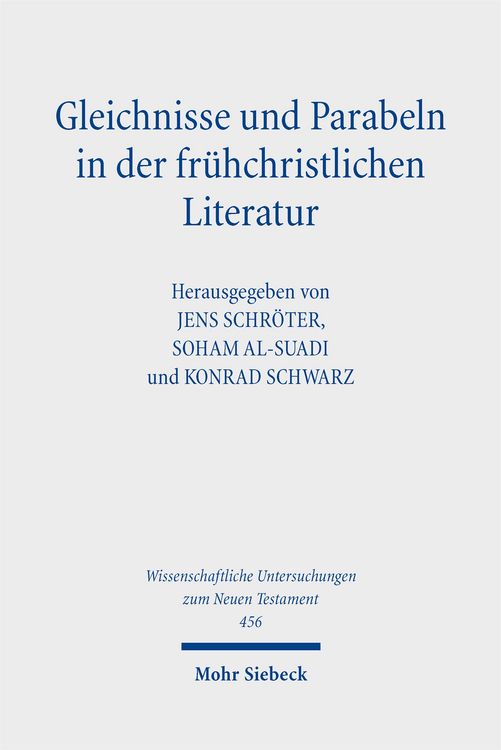 Produktbild: Gleichnisse und Parabeln in der fr&uuml;hchristlichen Literatur