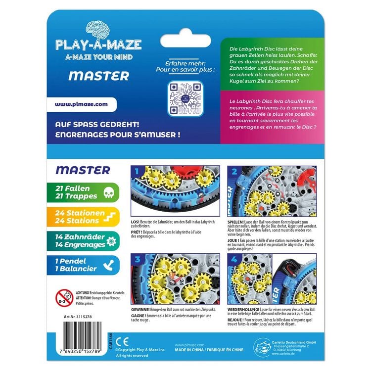 Produktbild: PLAY-A-MAZE - Labyrinth Travel Disc MASTER