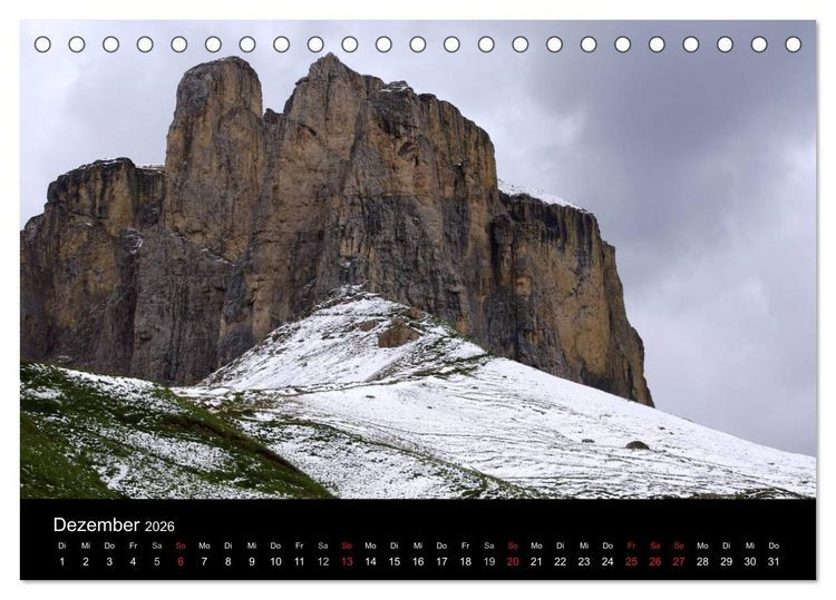 Produktbild: S&uuml;dtirol 2026 (Tischkalender 2026 DIN A5 quer), CALVENDO Monatskalender