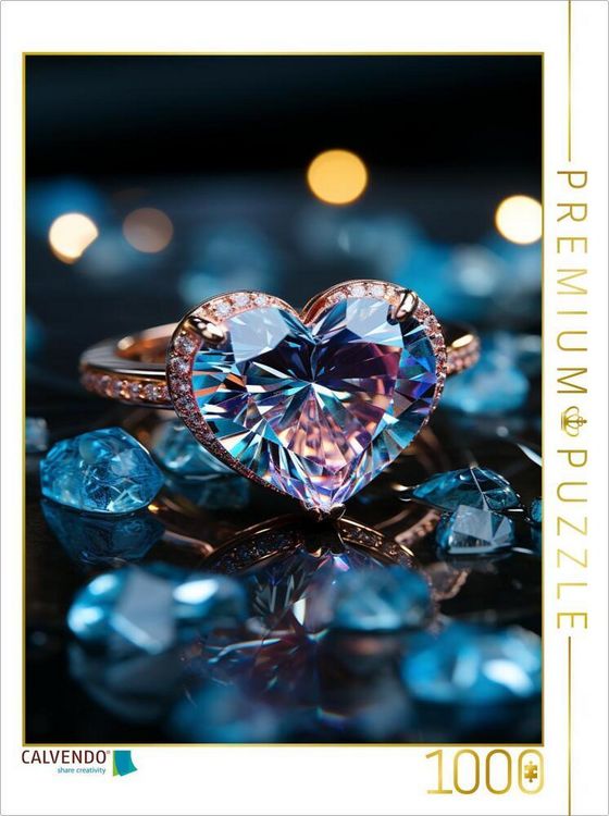 Produktbild: CALVENDO Puzzle Ring-Herz | 1000 Teile Lege-Gr&ouml;&szlig;e 64x48cm Foto-Puzzle f&uuml;r gl&uuml;ckliche Stunden