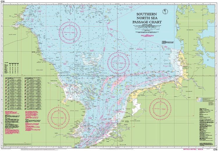 Produktbild: C70 Southern North Sea Passage Chart