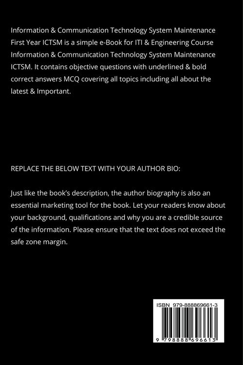 Produktbild: Information & Communication Technology System Maintenance First Year ICTSM