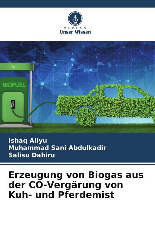 Produktbild: Erzeugung von Biogas aus der CO-Verg&auml;rung von Kuh- und Pferdemist
