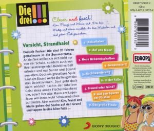 Produktbild: Die drei !!! 08. Vorsicht, Strandhaie (drei Ausrufezeichen)