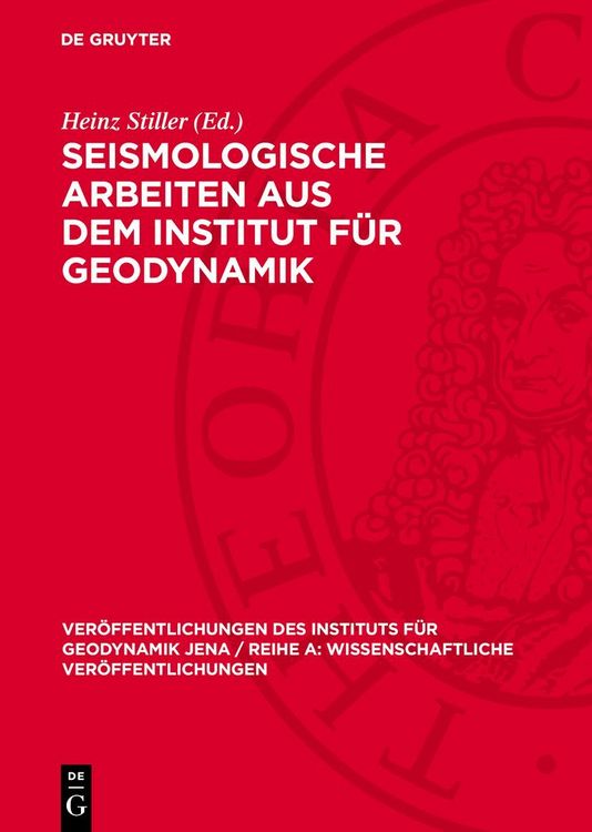 Produktbild: Seismologische Arbeiten aus dem Institut f&uuml;r Geodynamik