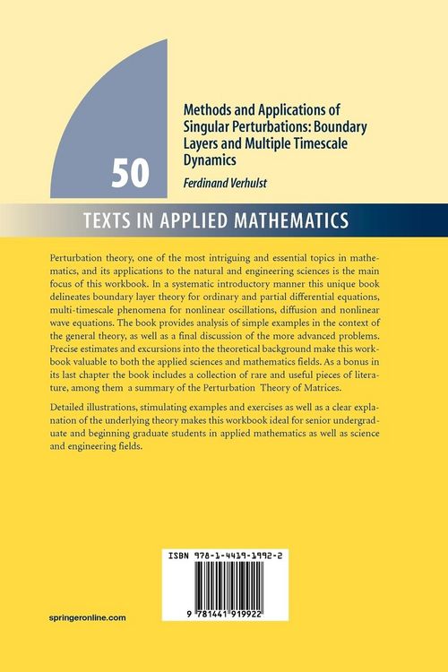 Produktbild: Methods and Applications of Singular Perturbations