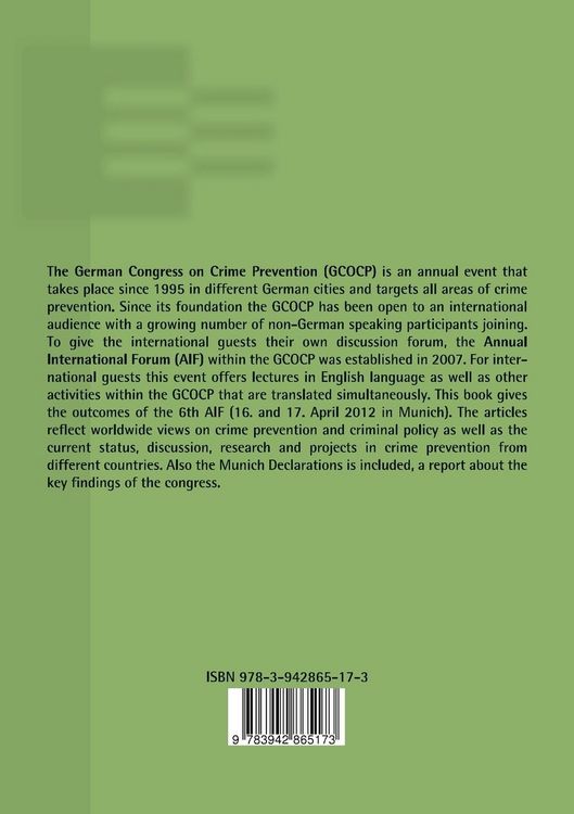 Produktbild: International Perspectives of Crime Prevention 5
