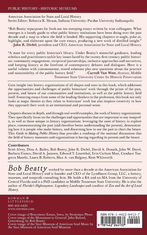 Produktbild: American Association for State and Local History Guide to Making Public History