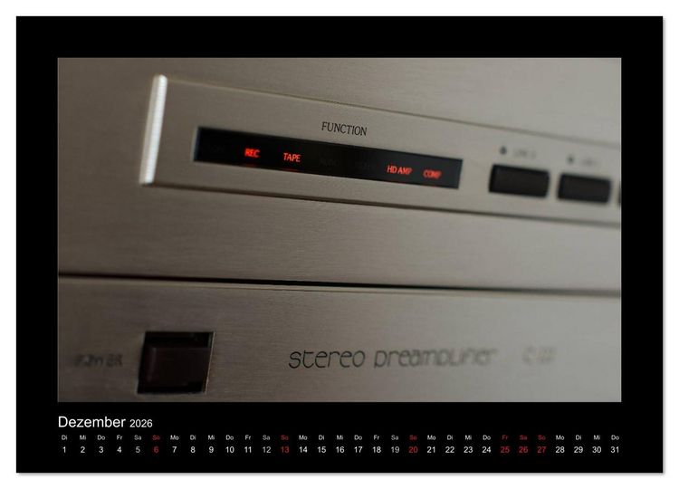 Produktbild: Hifi Visionen (Wandkalender 2026 DIN A4 quer), CALVENDO Monatskalender