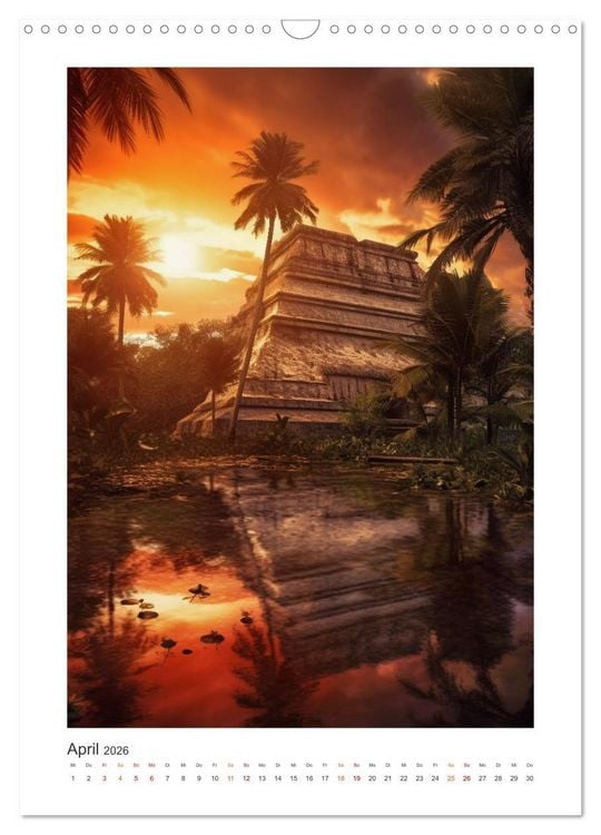 Produktbild: Legenden der Maya (Wandkalender 2026 DIN A3 hoch), CALVENDO Monatskalender