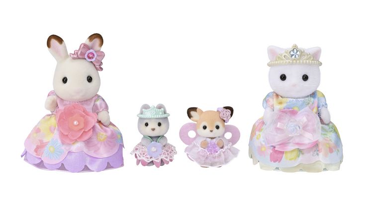 Produktbild: Sylvanian Families 5809 - Flowering Princesses Set, Blumenprinzessinnen Figurenset