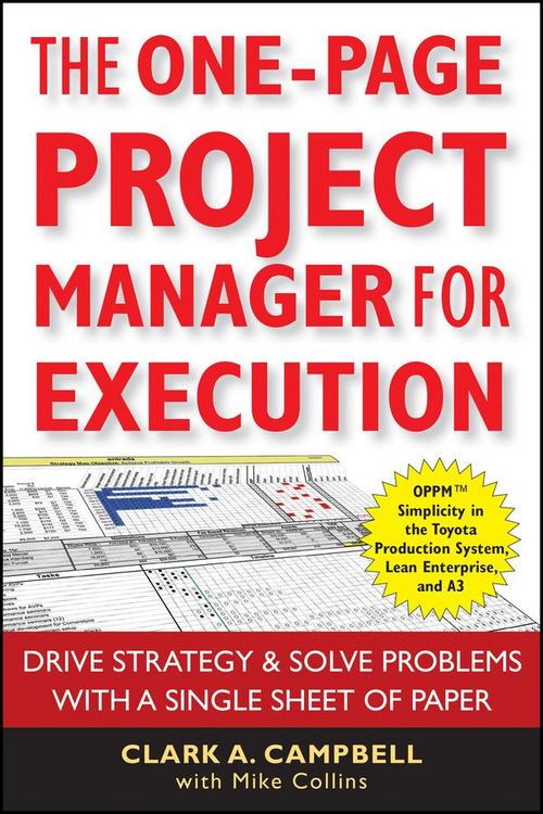 Produktbild: The One-Page Project Manager for Execution