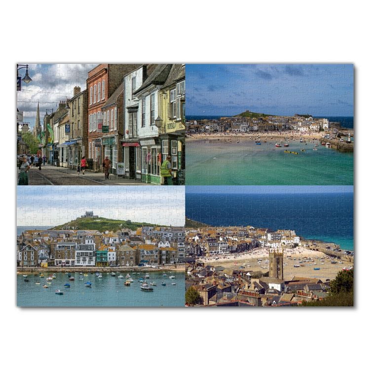 Produktbild: Lais Puzzle Collage St. Ives Cornwall 1000 Teile