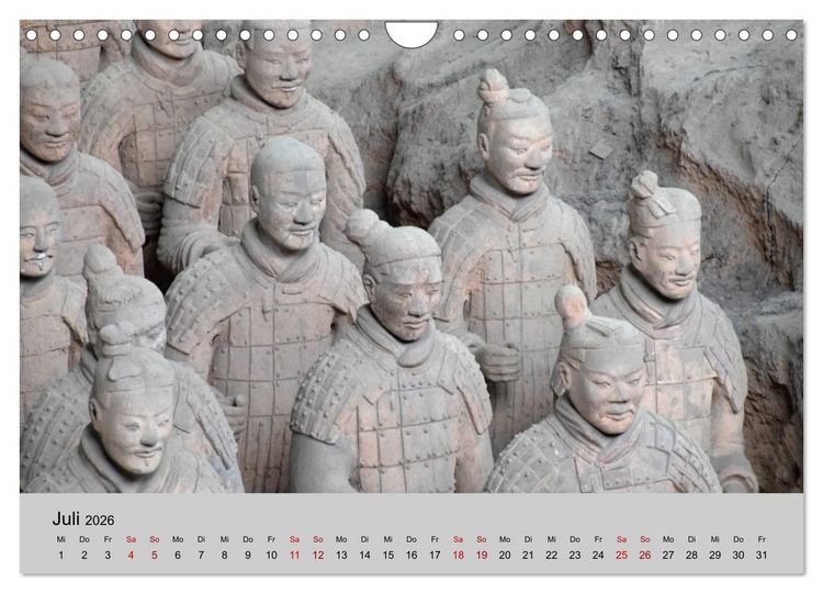 Produktbild: China-Impressionen (Wandkalender 2026 DIN A4 quer), CALVENDO Monatskalender