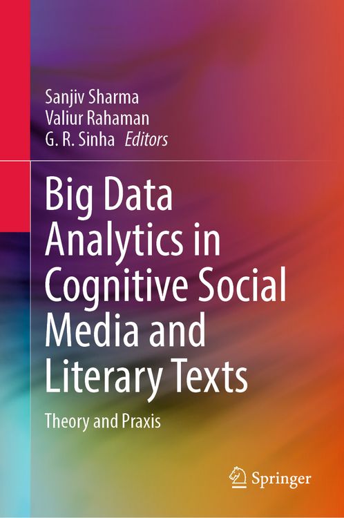 Produktbild: Big Data Analytics in Cognitive Social Media and Literary Texts