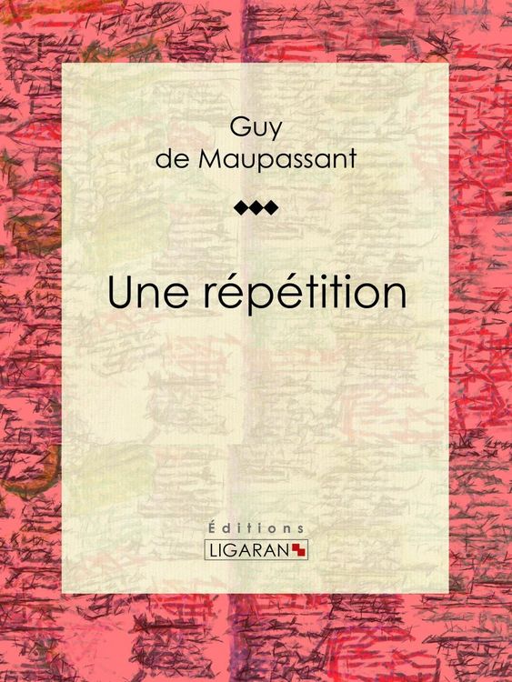 Produktbild: Une r&eacute;p&eacute;tition