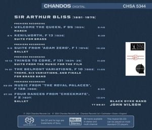 Produktbild: Bliss: Music for Brass Band