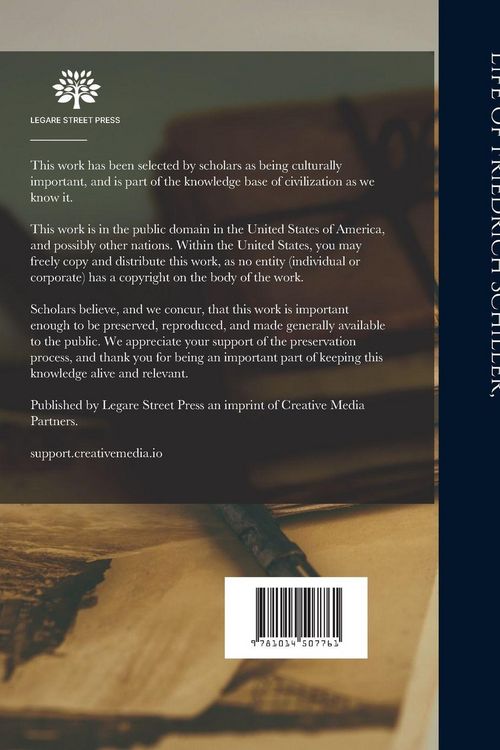 Produktbild: Life of Friedrich Schiller;
