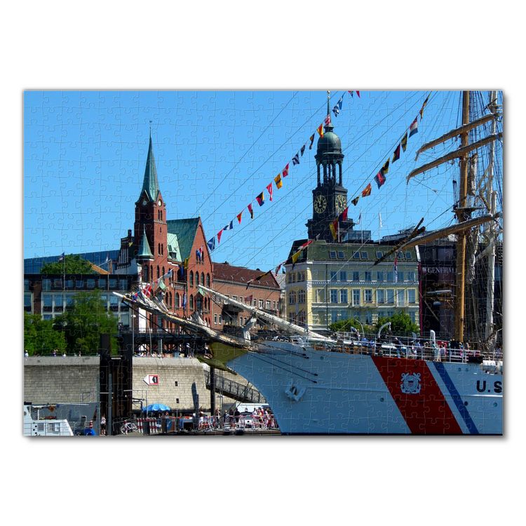 Produktbild: Lais Puzzle Michel Hamburg 500 Teile