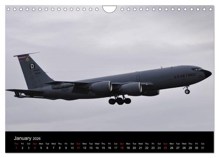 Produktbild: Military Aircraft (Wall Calendar 2026 DIN A4 landscape), CALVENDO 12 Month Wall Calendar