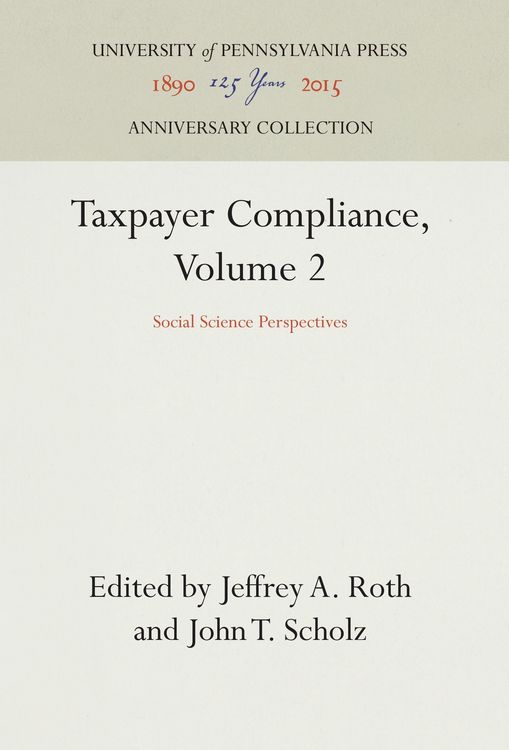 Produktbild: Taxpayer Compliance, Volume 2