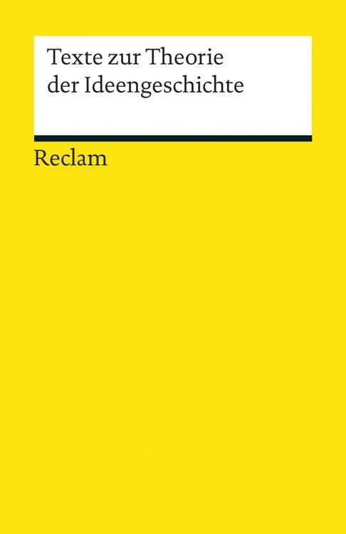 Produktbild: Texte zur Theorie der Ideengeschichte
