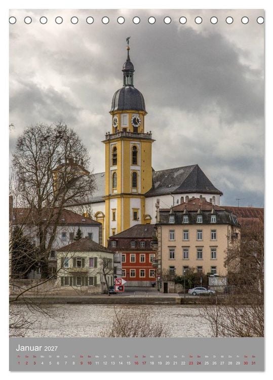 Produktbild: Kitzingen im Hochformat (Tischkalender 2027 DIN A5 hoch), CALVENDO Monatskalender