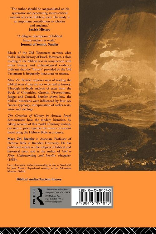 Produktbild: The Creation of History in Ancient Israel