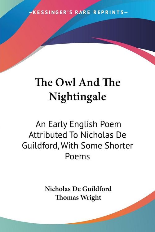 Produktbild: The Owl And The Nightingale