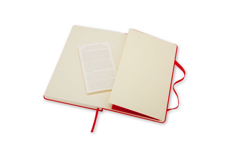 Produktbild: Moleskine Notizbuch, Large/A5, Kariert, Fester Einband, Rot