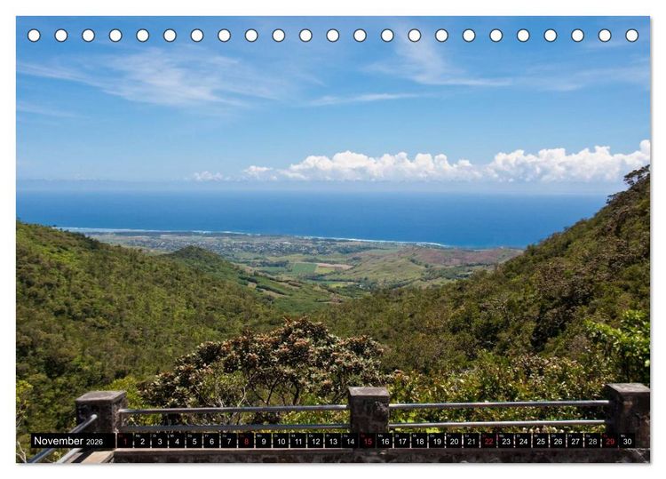 Produktbild: Mauritius - Trauminsel im Indischen Ozean (Tischkalender 2026 DIN A5 quer), CALVENDO Monatskalender