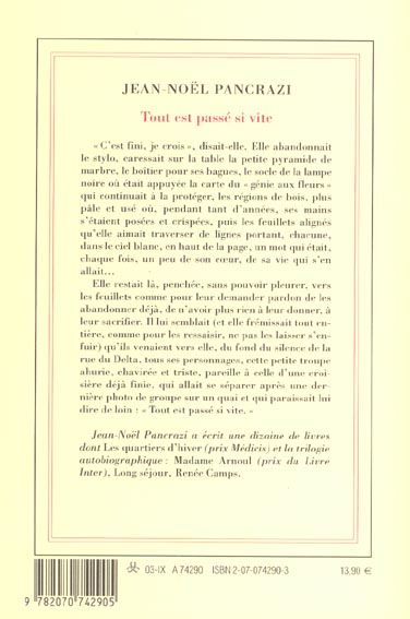 Produktbild: Tout est pass&eacute; si vite