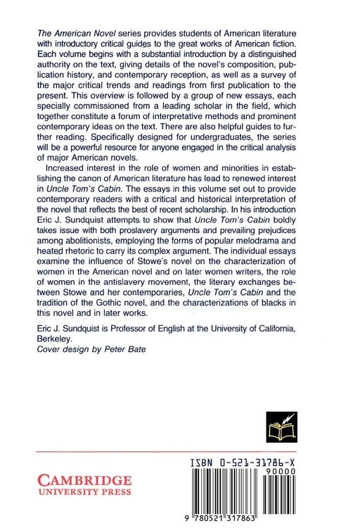 Produktbild: New Essays on Uncle Tom's Cabin