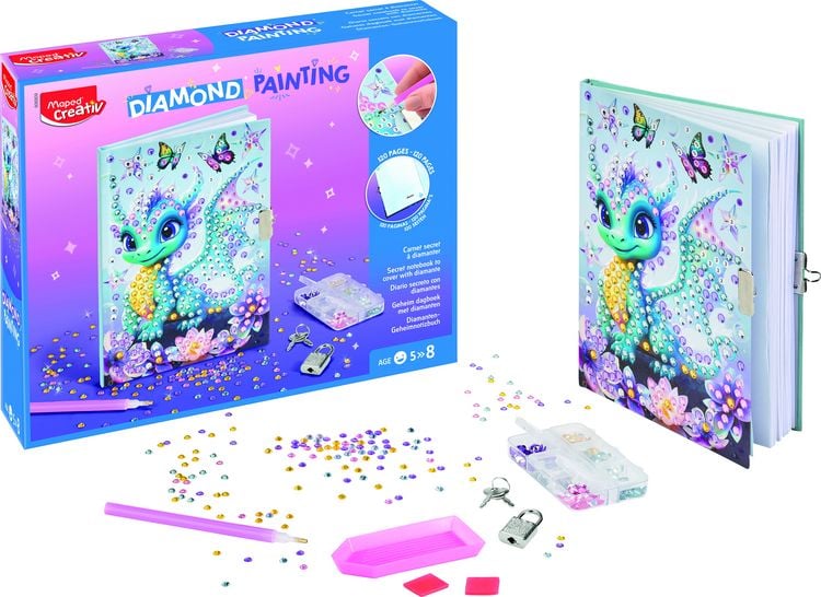 Produktbild: Maped Kreativ-Set diamond painting Tagebuch