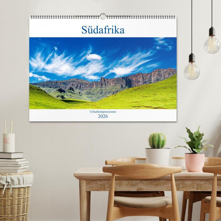 Produktbild: S&uuml;dafrika - Urlaubsimpressionen (Wandkalender 2026 DIN A2 quer), CALVENDO Monatskalender
