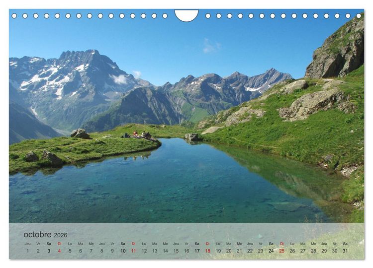 Produktbild: Echapp&eacute;e alpine (Calendrier mural 2026 DIN A4 vertical), CALVENDO calendrier mensuel