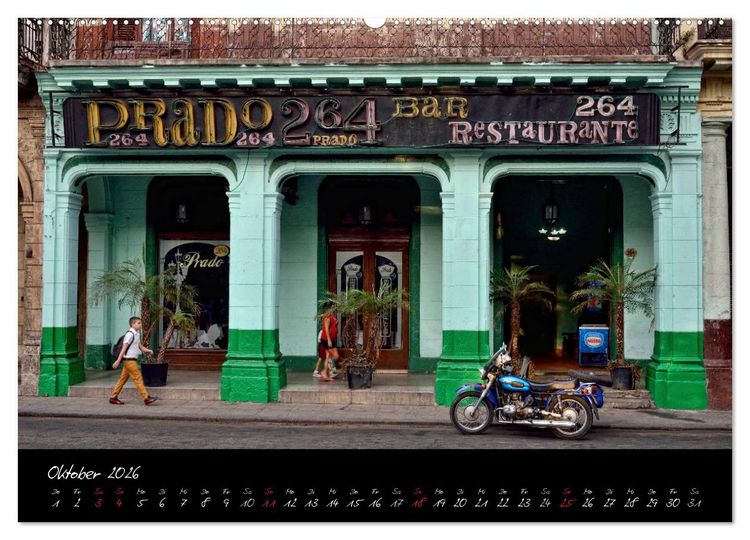 Produktbild: La Habana / Havanna (Wandkalender 2026 DIN A2 quer), CALVENDO Monatskalender
