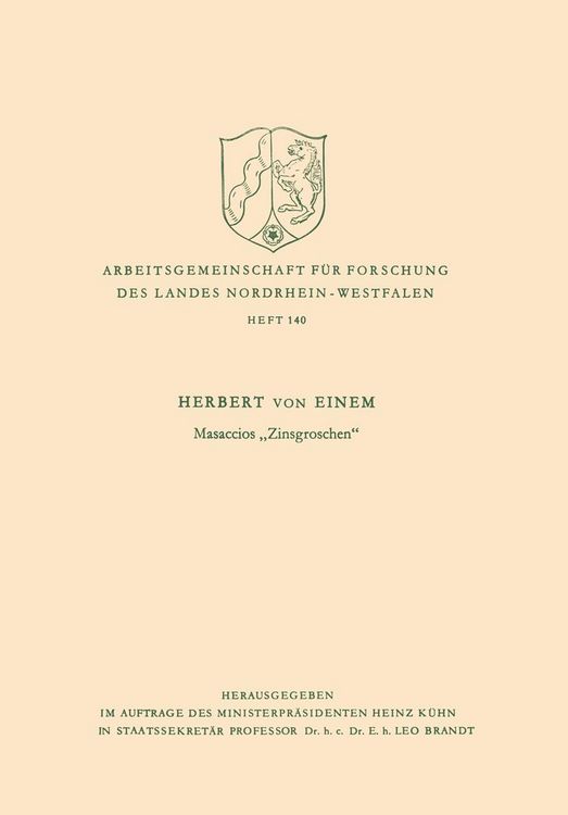 Produktbild: Masaccios "Zinsgroschen"