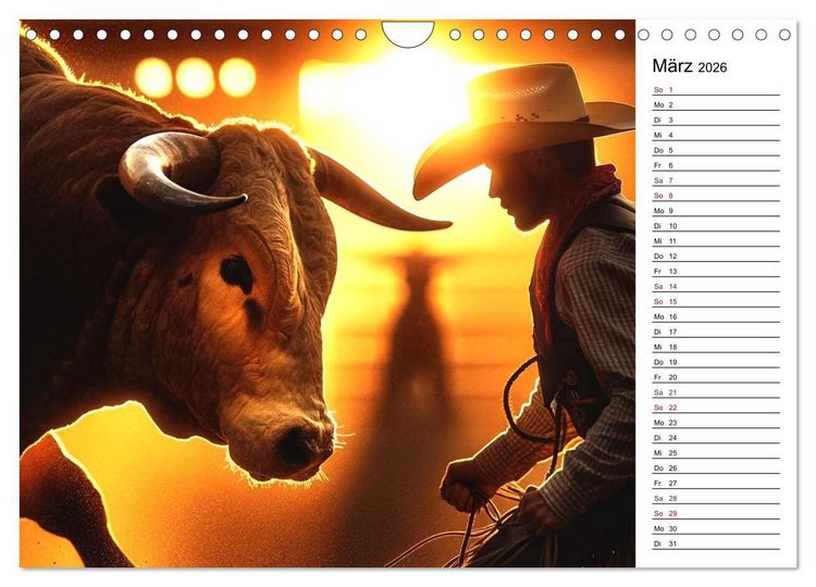 Produktbild: Westernreiten - Jahreszeiten im Sattel (Wandkalender 2026 DIN A4 quer), CALVENDO Monatskalender
