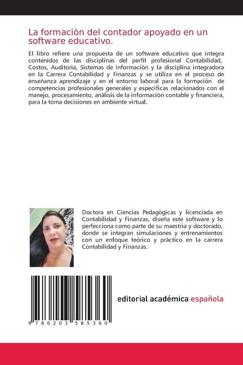Produktbild: La formaci&ograve;n del contador apoyado en un software educativo.