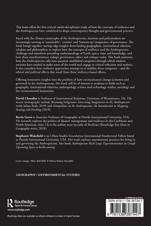 Produktbild: Resilience in the Anthropocene