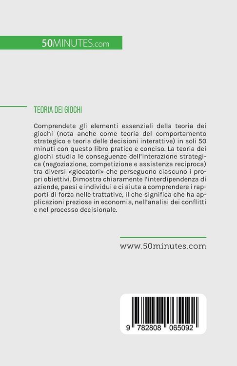 Produktbild: Teoria dei giochi