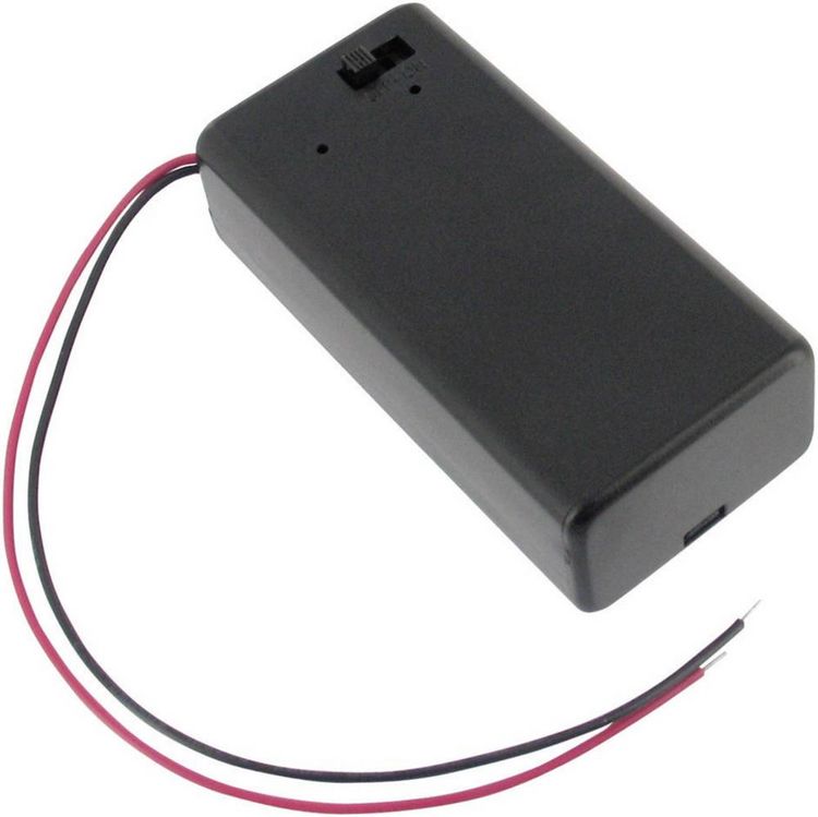 Produktbild: Velleman BH9VBS Batteriehalter 1x 9V Block (L x B x H) 69 x 33 x 21mm