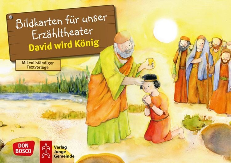 Produktbild: David wird K&ouml;nig. Kamishibai Bildkartenset.