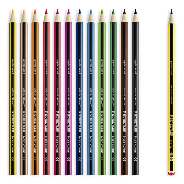 Produktbild: STAEDTLER Noris colour 185 Buntstift, 12er Set + Bleistift, 185 SET9