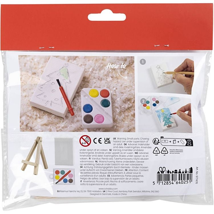 Produktbild: Malerei, Mini-Kreativ-Set f&uuml;r Wichtelt&uuml;re