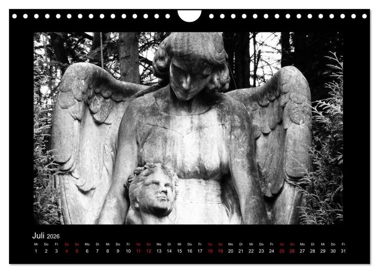 Produktbild: Die Engel von Melaten (Wandkalender 2026 DIN A4 quer), CALVENDO Monatskalender