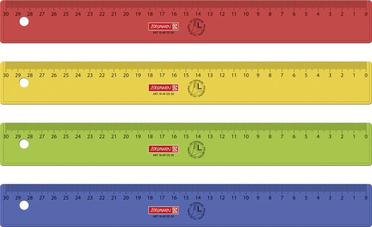 Produktbild: Brunnen Lineal 30cm Linksh&auml;nder
